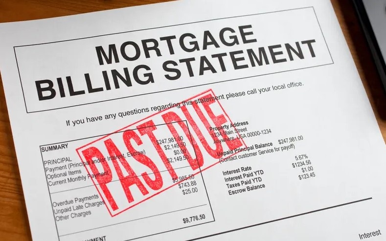 mortgage payment past due statement