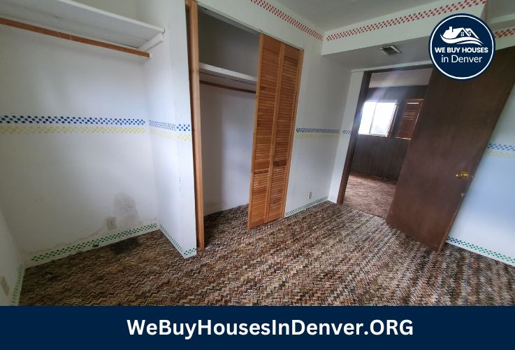 Colorado home we bought fast for cash bedroom down closet