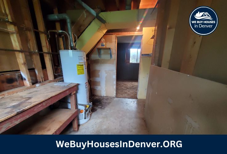Colorado home we bought fast for cash space for new bathroom 1